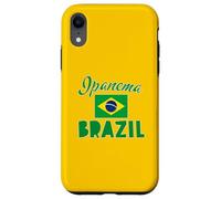 Custodia per iPhone XR Ipanema Beach Rio con bandiera del Brasile