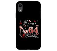 Custodia per iPhone XR It’s My 64th Birthday Pink 64 Years Old Birthday Queen Party