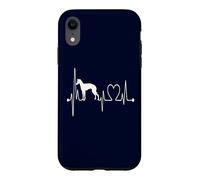 Custodia per iPhone XR Italian Greyhound Lover Design Heartbeat Pulse ECG