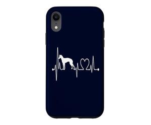 Custodia per iPhone XR Italian Greyhound Lover Design Heartbeat Pulse ECG