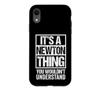 Custodia per iPhone XR It's A Newton Thing You Wouldn't Understand Surname Name