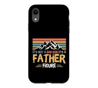 Custodia per iPhone XR It's Not a Dad Bod It's a Father Figure Retro Father's Day