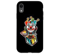Custodia per iPhone XR Jack in the Box Clown Jester Spooky Creepy