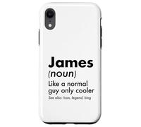 Custodia per iPhone XR James Like A Normal Guy Only Cooler Legend King Nome