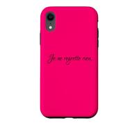 Custodia per iPhone XR Je Ne Regrette Rien Non rimpiango nulla