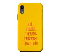 Custodia per iPhone XR Je râle je rouspète je me plains je ronchonne fais la tête