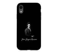 Custodia per iPhone XR Jean-Jacques Rousseau Ritratto di filosofia illuminista