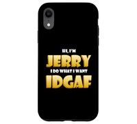 Custodia per iPhone XR Jerry Costume IDGAF Funny Meme Halloween Costume For Jerrys