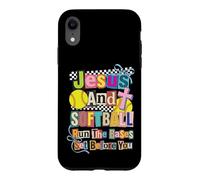 Custodia per iPhone XR Jesus And Softball Run The Bases Set Before You