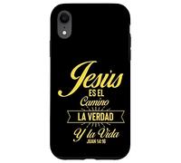 Custodia per iPhone XR Jesus Es el Camino La Verdad Y La Vida Juan 14:16 Donne Uomini