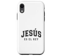 Custodia per iPhone XR Jesus Es El Re'y Cristiana Fe Religiosa Regalo