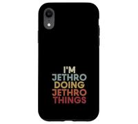 Custodia per iPhone XR Jethro Name Jethro Personalized Name First Given