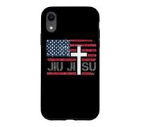 Custodia per iPhone XR Jiu Jitsu Usa Christian Cross Dio Jiu Jitsu E Usa