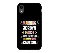Custodia per iPhone XR JORDYN Personalized Women's Gift Custom JORDYN