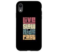 Custodia per iPhone XR Journey Attitude Live Slow Adventurer Ride Fast Appassionato