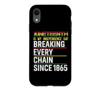 Custodia per iPhone XR Juneteenth Is My Independence Day 1865 Mamma Papà Bambino Ragazza