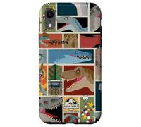 Custodia per iPhone XR Jurassic World Classified Creatures Postcard All Over Print
