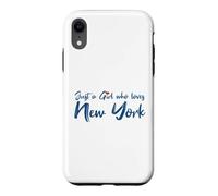 Custodia per iPhone XR Just A Girl Who Loves New York
