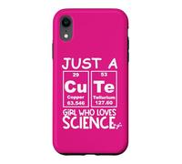 Custodia per iPhone XR Just a Girl Who Loves Science Cute Girls Science Teacher