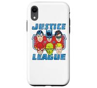 Custodia per iPhone XR Justice League Faces of Justice
