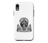 Custodia per iPhone XR Kali Dea indù Sacro Potere Divino Line Art