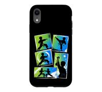 Custodia per iPhone XR Karate Arti Marziali Campione Nero Cintura Kid