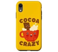 Custodia per iPhone XR Kawaii Hot Cocoa Crazy Chocolate Drink Amante