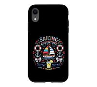 Custodia per iPhone XR Kawaii Sailing Adventure Boat Ocean Lemonade