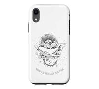 Custodia per iPhone XR Kenai Fjords National Park Whale Sun, and Moon Mystical Trio