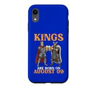 Custodia per iPhone XR Kings Are Born On August 09 Buon compleanno ai bevitori di birra