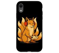 Custodia per iPhone XR Kitsune Gamer Giapponese Vintage Anime Giappone Ukiyo-e Retro