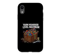 Custodia per iPhone XR Knitting Crochet Yarn Hoarder Level Maximum