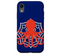 Custodia per iPhone XR Kraken Sea Creature Subacquee Oceano Gigante Calamaro Polpo