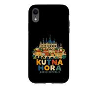 Custodia per iPhone XR Kutna Hora disegnato a mano Repubblica Ceca Viaggio Punto di riferimento Regalo