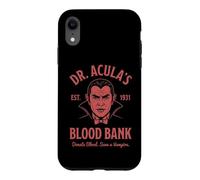 Custodia per iPhone XR La Banca del Sangue del Dr. Acula - Dracula Spooky Vampire Halloween