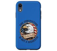 Custodia per iPhone XR La costituzione non è una bandiera americana dell'aquila suggerimento