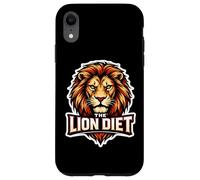 Custodia per iPhone XR La dieta del leone Hardcore Carnivoro Mangiatore di carne Manzo Nutrizione