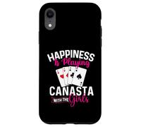 Custodia per iPhone XR La felicità sta giocando a Canasta con le ragazze - Canasta Player
