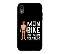 Custodia per iPhone XR La mia bici è il mio solarium Radfahrer Mountainbiker