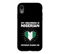 Custodia per iPhone XR La mia ragazza è nigeriana nulla mi spaventa - Nigeria Heart