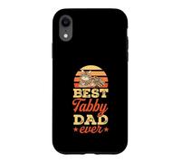 Custodia per iPhone XR La migliore festa del papà Tabby Dad Ever Tabby Cat