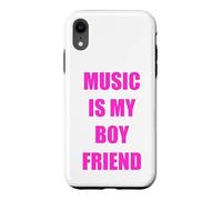 Custodia per iPhone XR La musica è il mio ragazzo
