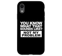Custodia per iPhone XR La pensione non è un mio problema