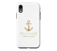 Custodia per iPhone XR La speranza cristiana come ancora salda e sicura Ebrei 6:19