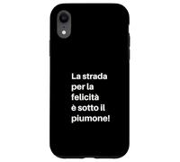 Custodia per iPhone XR La strada per la felicità è sotto il piumone!