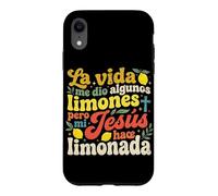 Custodia per iPhone XR La Vida Me Dio Limones Pero Jesus Hizo Limonada Christian