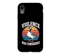 Custodia per iPhone XR La violenza era considerata divertente meme di Angry Goose