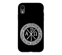 Custodia per iPhone XR Labarum antico simbolo cristiano Rho Chi