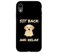 Custodia per iPhone XR Labrador Carino Sit Back And Relax