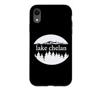 Custodia per iPhone XR Lake Chelan Washington Nature Vacation Souvenir Design